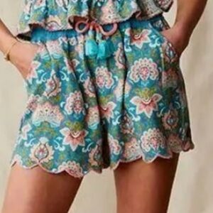 Matilda Jane Palmer Floral Print scalloped Shorts